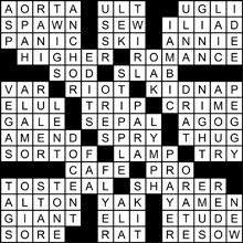 crossword solution